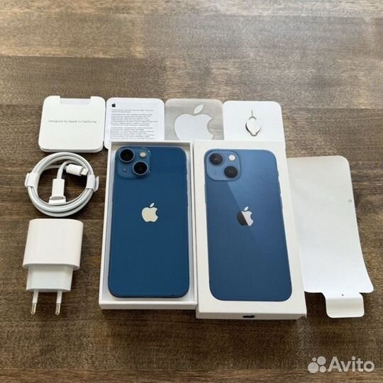 iPhone 13 mini Blue 128gb Ростест (sim + esim)