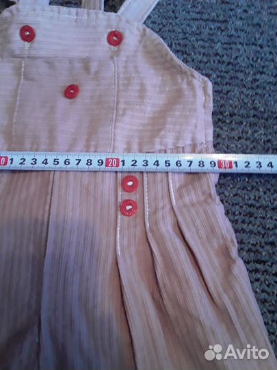 СССР винтаж комбинезон детский штанами хлопок