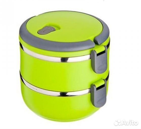 Ланчбокс двойной (термос для еды) новый