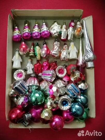 Елочные игрушки СССР Малютка цена за все