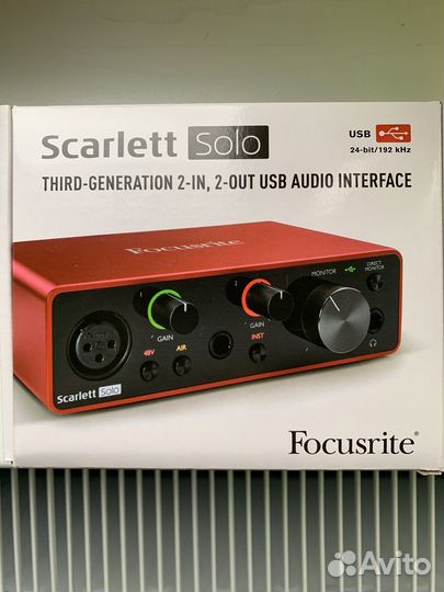 Focusrite scarlett solo 3rd gen