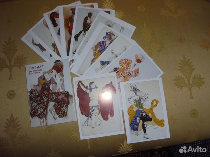 Лев Бакст Греческие и Восточные костюмы Набор откр