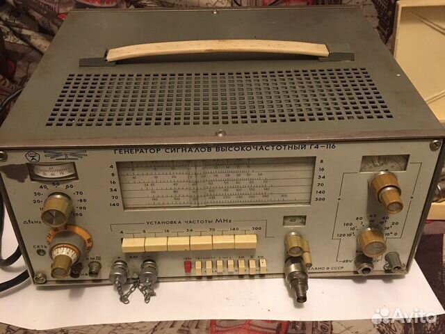 Генератор сигналов высокочастотный СССР г4-116 купить в Санкт ...