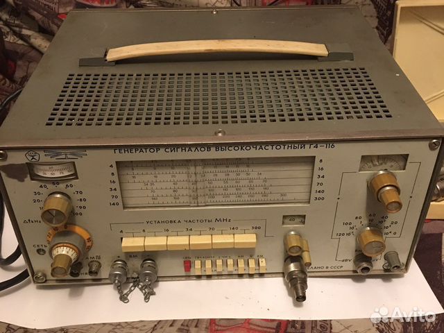 Генератор сигналов высокочастотный СССР г4-116