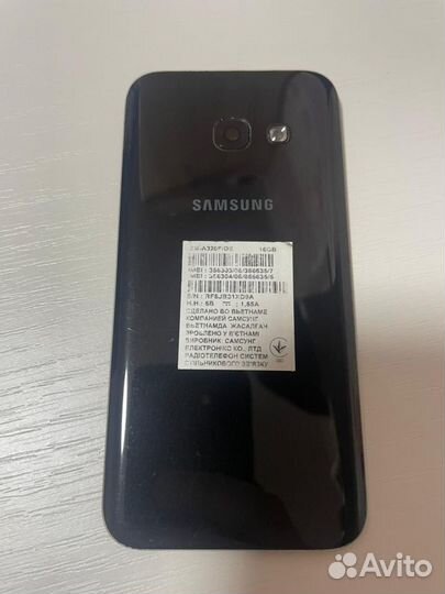Задняя крышка Samsung Galaxy A3 2017