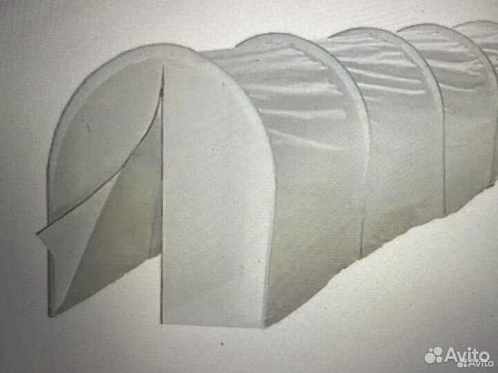 Парник теплица 5 м с чехлом, дугами, колышками