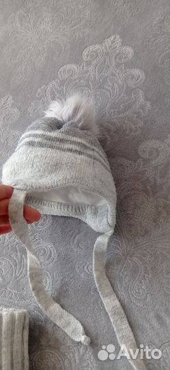 Комплект шапка, снуд