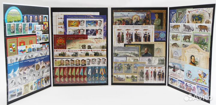 Россия 2014 год Полный годовой набор с мл, MNH