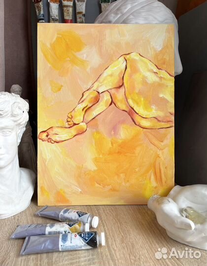 Картина маслом Обнаженная Ню