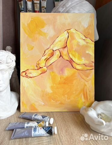 Картина маслом Обнаженная Ню