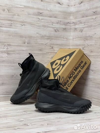 Кроссовки nike acg mountain fly gore tex черные