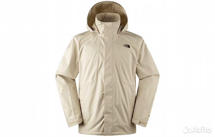 THE north face City Outdoor Collection Windbreaker Jackets Men Khaki (XL)(26)