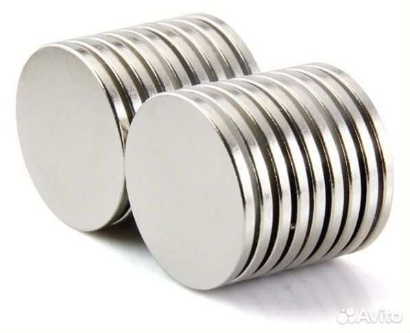 Магниты неодимовые 15*1 диски 50 шт одним лотом