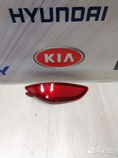 Катафот Отражатель заднего бампера Hyundai solaris