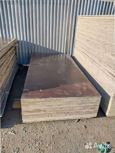 Фанера ламинированная новая и бу