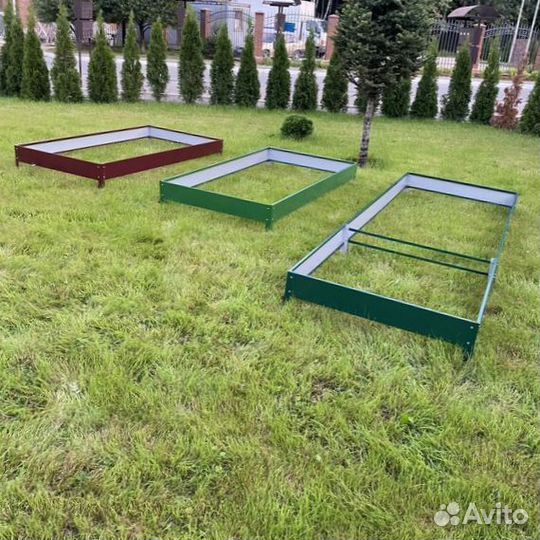 Грядки оцинкованные полимерные