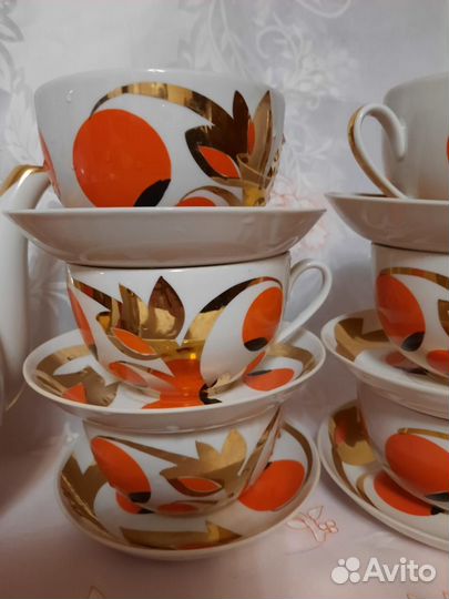 Сервиз чайный 1965 года Вербилки
