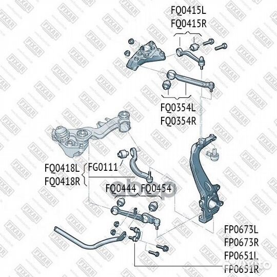 Рычаг подвески audi A4,A6,Allroad 95-skoda Sup