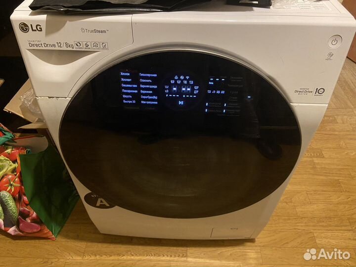 Стиральная машина бу lg 8 кг с вайфаем и сушкой