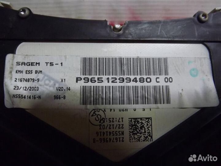 Панель приборов Пежо 307