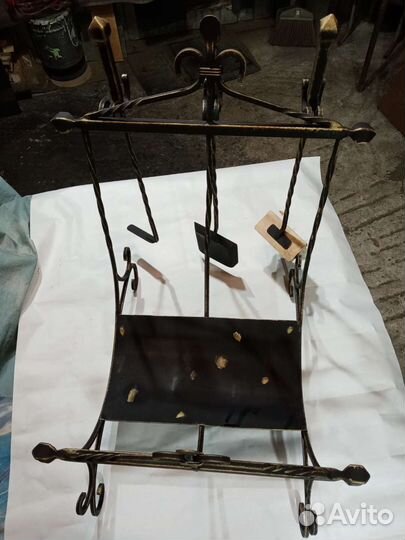 Дровница кованая