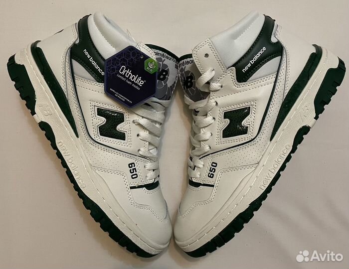 Кроссовки New balance 650 зеленые