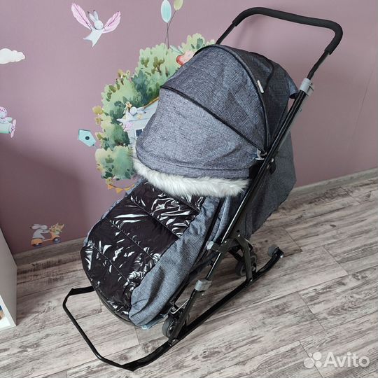 Санки-коляска