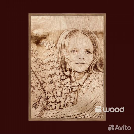 Выжигание портретов на дереве. Изготовления 1 день