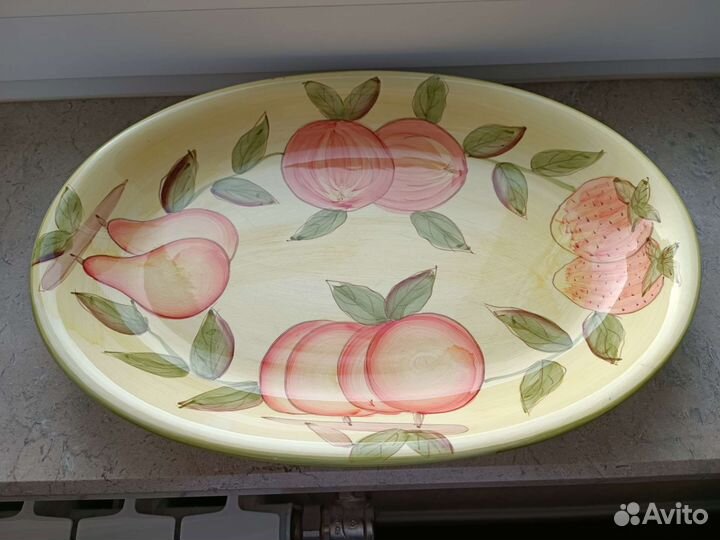 Блюдо большое овальное