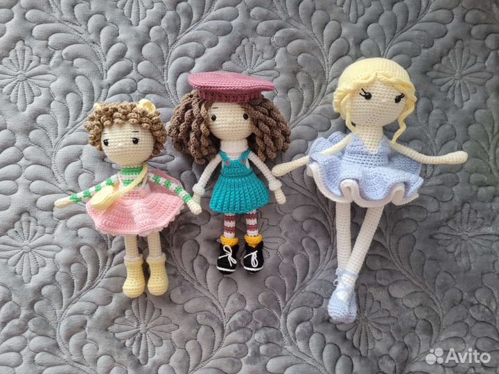Вязаные игрушки ручной работы