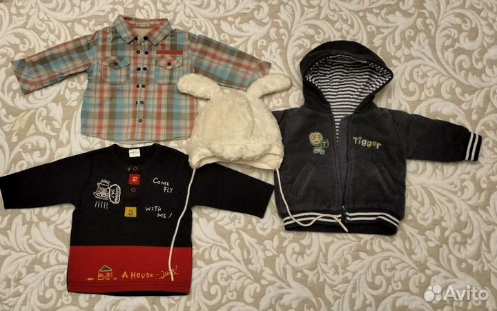 Пакет одежды на мальчика 74см