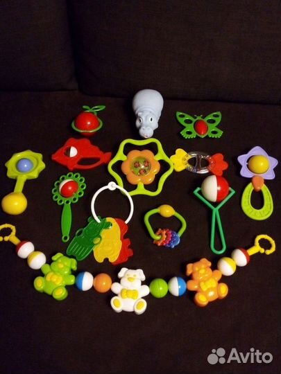 Игрушки погремушки пакетом
