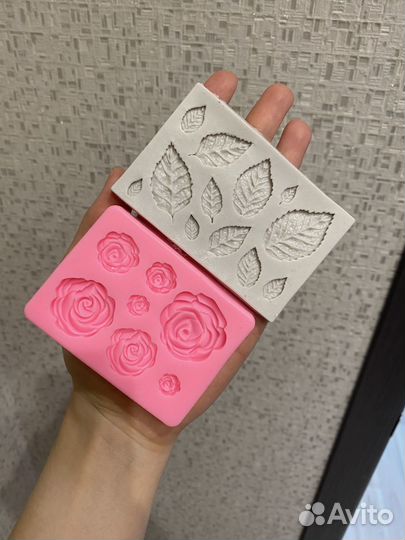 Силиконовая форма цветочки лепестки