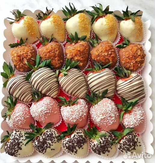 Шоконабор из клубники и фруктов