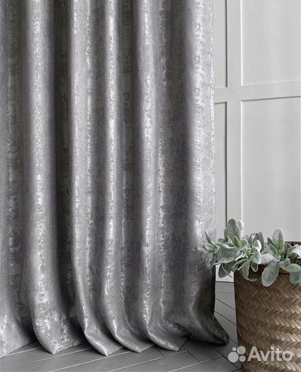 Шторы мрамор комплект