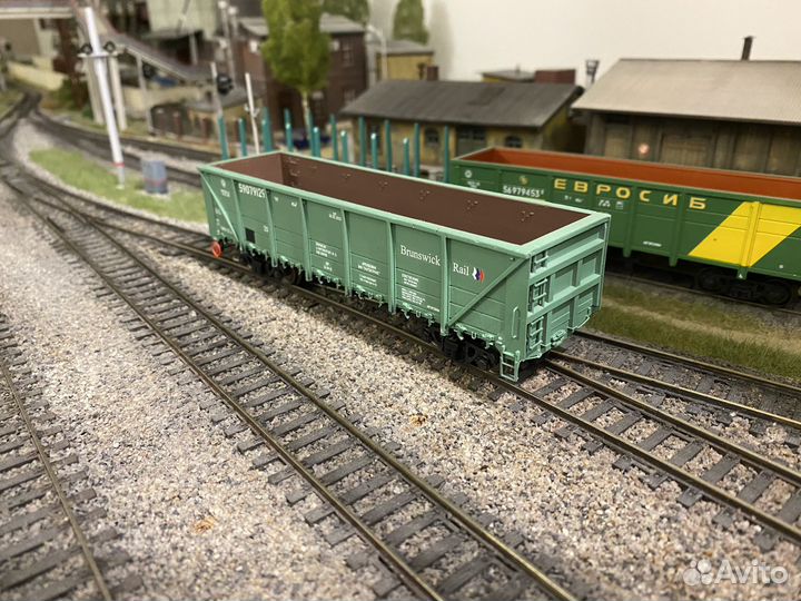 1:87 Модель железной дороги вагон 12-9046