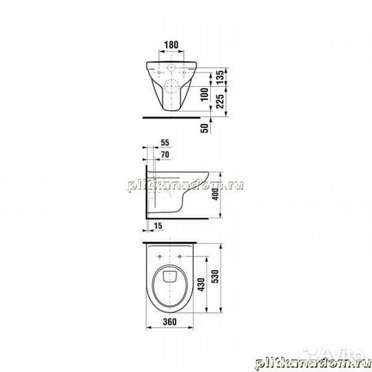 Jika Olymp 2061.1.000.000.1 подвесной унитаз