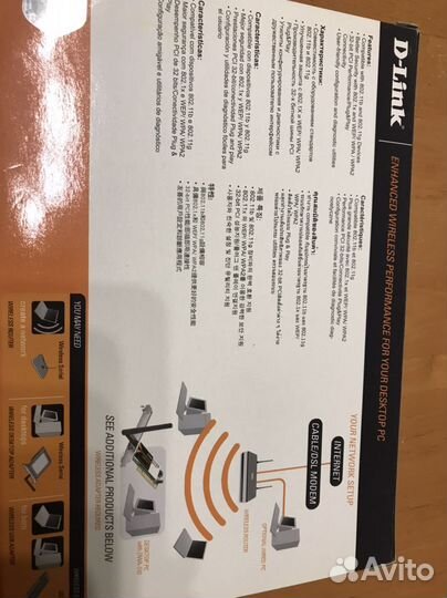 Wi-Fi адаптер D-link DWA-510
