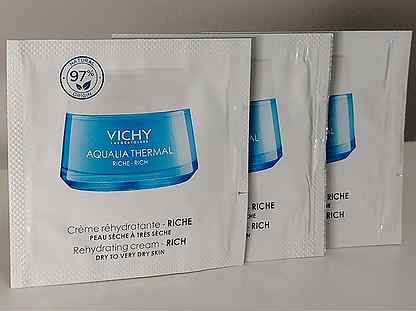 Vichy Aqualia Thermal Rich увлажняющий крем 10 шт