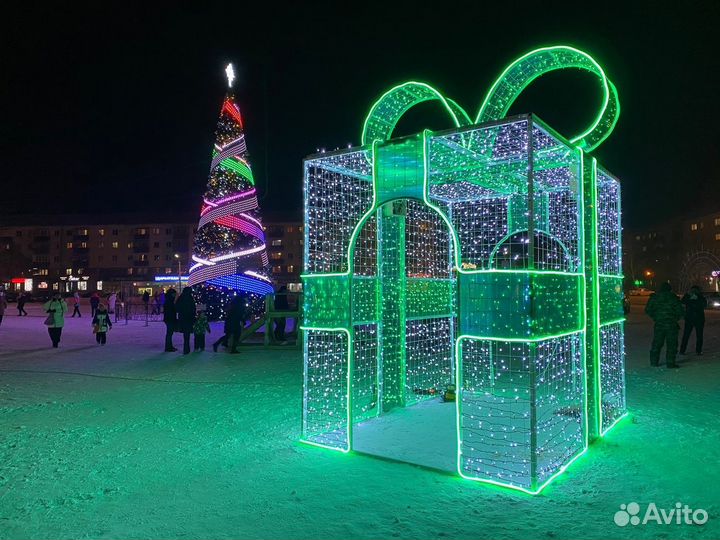 Уличные световые фигуры для оформления города