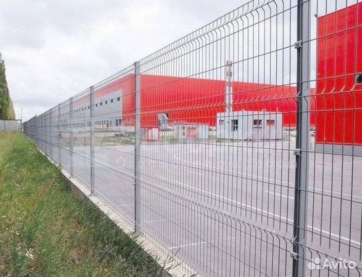 Забор из 3D сетки