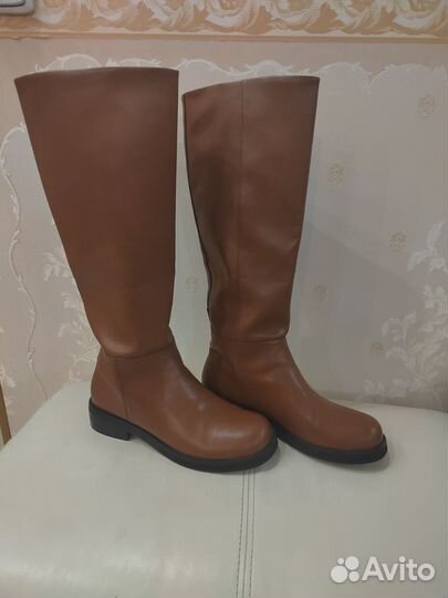 Сапоги натуральная кожа