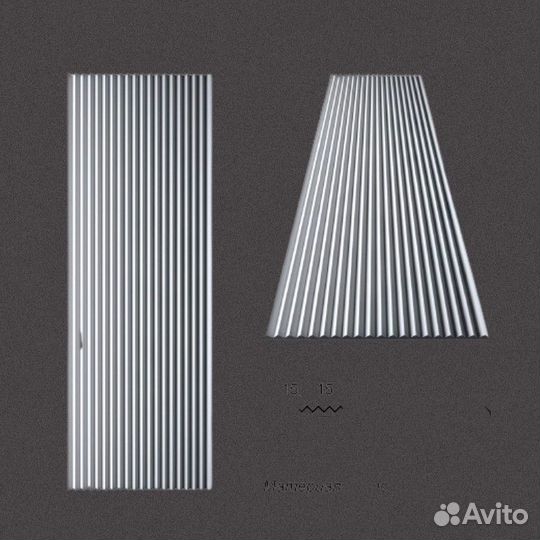 Панели протяжные из гипса для отделки стен