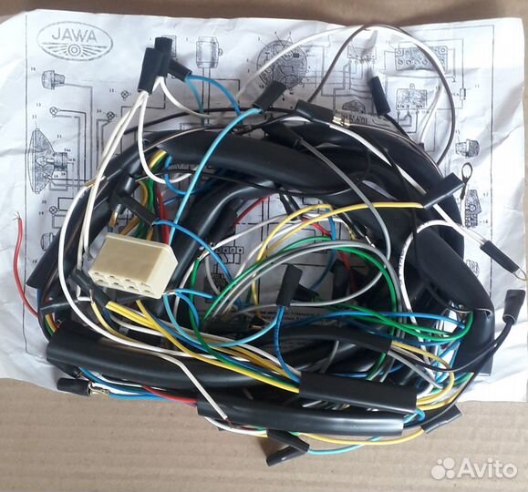 Проводка Ява 12В (Россия) в упаковке с эл.схемой