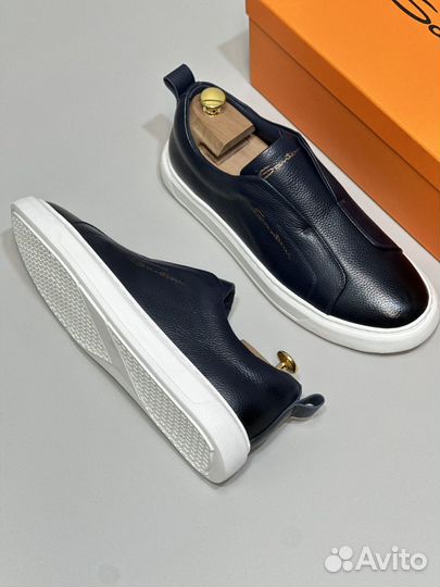 Слипоны мужские santoni