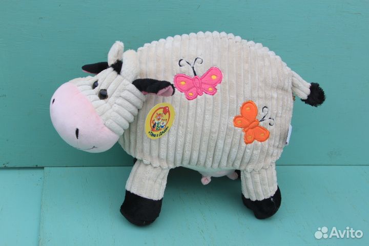 Мягкая игрушка мышка розовая