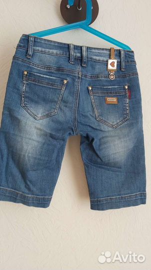 Бриджи джинсовые на девочку