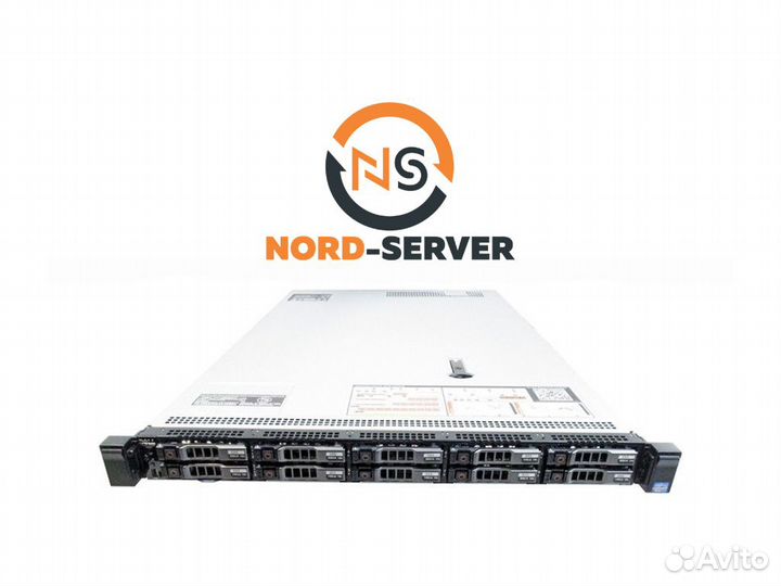 Сервер dell R620 10SFF 2x E5-2680 128GB