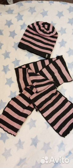 Комплект шапка, шарф