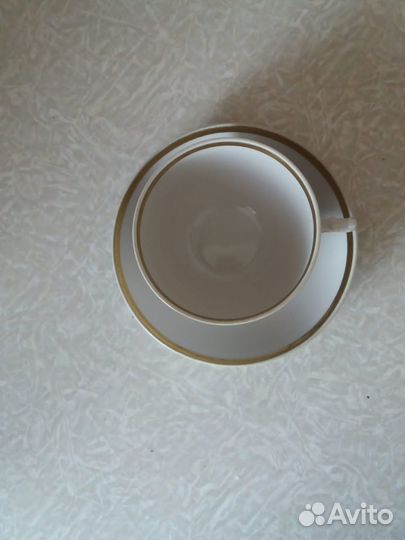 Чайная пара форфор Дулево